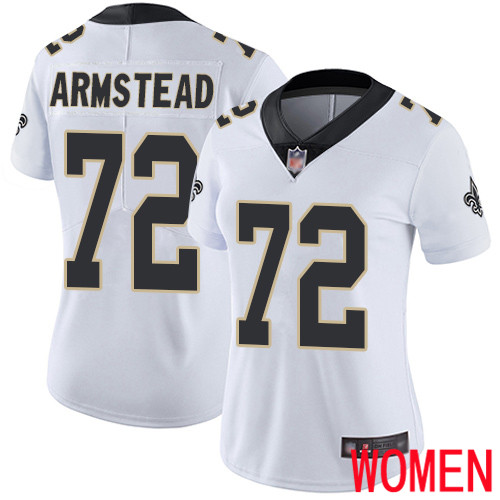 New Orleans Saints Limited White Women Terron Armstead Road Jersey NFL Football #72 Vapor Untouchable Jersey->youth nfl jersey->Youth Jersey